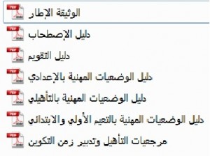 دلايل المراكز المرجعية CRMEF